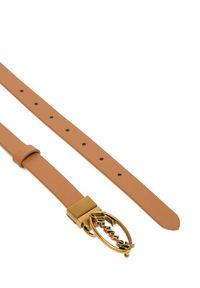 TwinSet - TWINSET Pasek Damski 252TA403A Beżowy. Kolor: beżowy. Materiał: skóra #4
