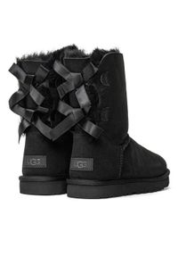 Ugg - Buty zimowe damskie UGG W Bailey Bow II (1016225-BLK). Okazja: na plażę. Kolor: czarny. Materiał: materiał. Sezon: zima. Styl: młodzieżowy #6