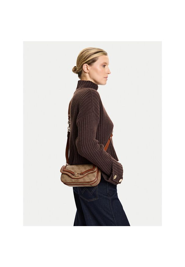 Torebka Guess. Kolor: brązowy