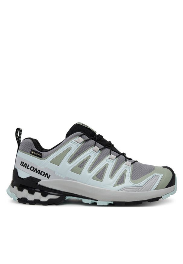 salomon - Salomon Buty do biegania Xa Pro 3D V9 Gore-Tex L47823100 Szary. Kolor: szary. Materiał: materiał. Technologia: Gore-Tex