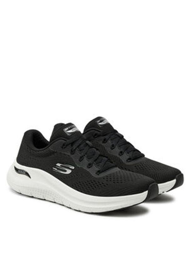 skechers - Skechers Sneakersy Arch Fit 2.0 150051/BKW Czarny. Kolor: czarny. Materiał: materiał