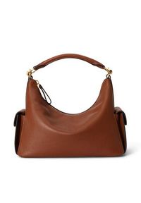 Lauren Ralph Lauren - LAUREN RALPH LAUREN Torebka 431P06064001 Brązowy. Kolor: brązowy. Materiał: skórzane #4