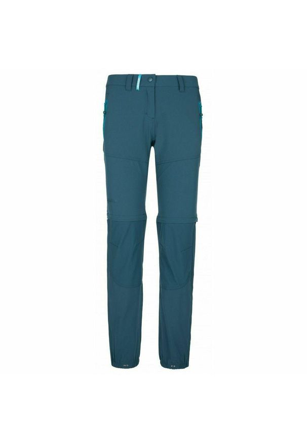 Damskie spodnie outdoorowe Kilpi HOSIO-W. Kolor: turkusowy, niebieski, wielokolorowy