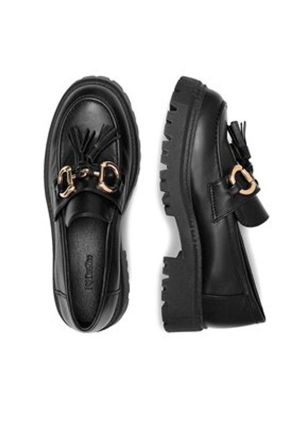 DeeZee Loafersy Doin Alright WS5875-29 Czarny. Kolor: czarny. Materiał: syntetyk