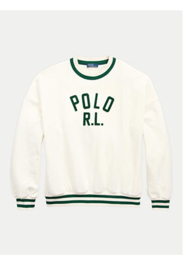 Polo Ralph Lauren Bluza 211941211001 Écru Relaxed Fit. Typ kołnierza: polo. Materiał: bawełna