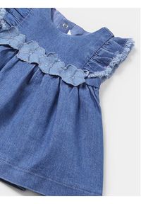 Mayoral Sukienka codzienna 1809 Niebieski. Okazja: na co dzień. Kolor: niebieski. Materiał: bawełna. Typ sukienki: proste. Styl: casual #3