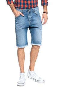 Lee - SPODENKI LEE 5 POCKET SHORT WASHED LUTHER L73EGAPE 112120423. Materiał: jeans #1