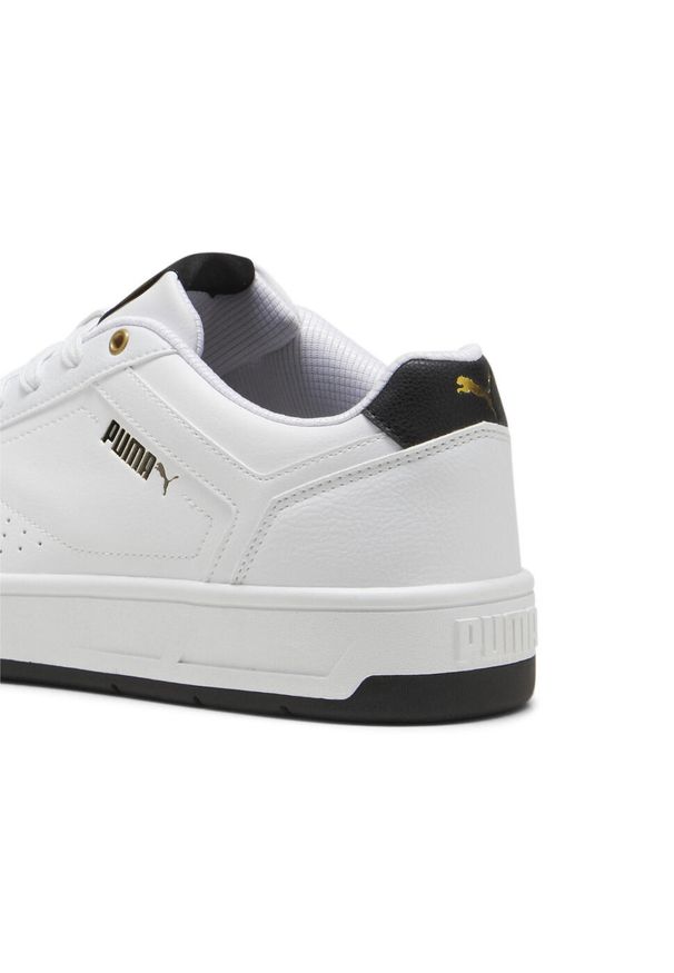 Buty Sportowe Męskie Puma Court Classic. Zapięcie: sznurówki. Kolor: żółty, biały, wielokolorowy, czarny. Materiał: materiał, syntetyk. Szerokość cholewki: normalna. Sport: turystyka piesza