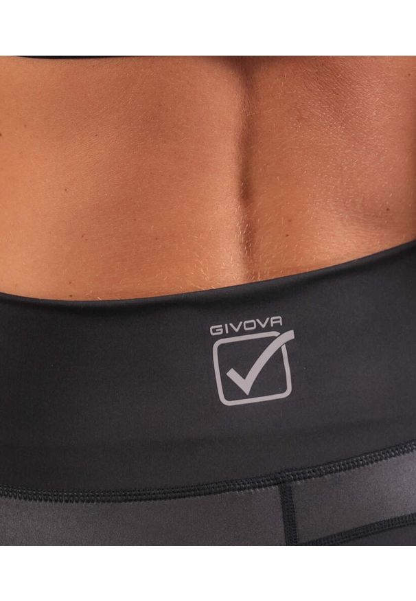 Legginsy Givova Eco Damskie Czarne L - Wygodne i Ekologiczne. Kolor: czarny. Materiał: elastan, poliester