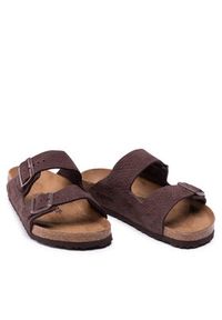 Birkenstock Klapki Arizona Bs 1022457 Brązowy. Kolor: brązowy. Materiał: zamsz, skóra #7
