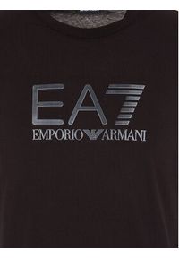 EA7 Emporio Armani T-Shirt 6RPT71 PJM9Z 1200 Czarny Regular Fit. Kolor: czarny. Materiał: bawełna #2