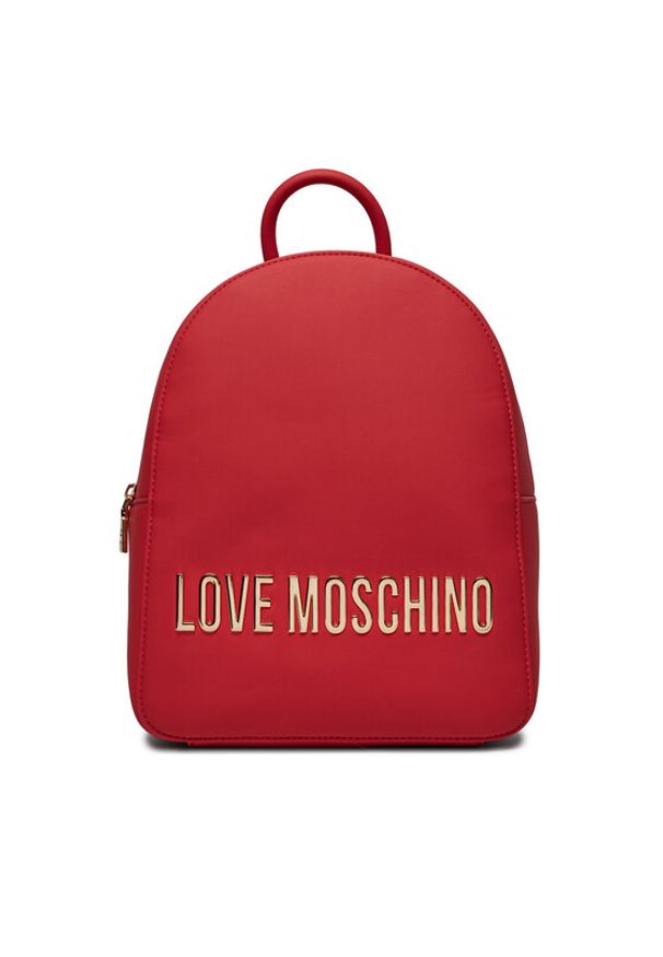 Love Moschino - LOVE MOSCHINO Plecak JC4193PP1IKD0500 Czerwony. Kolor: czerwony. Materiał: skóra