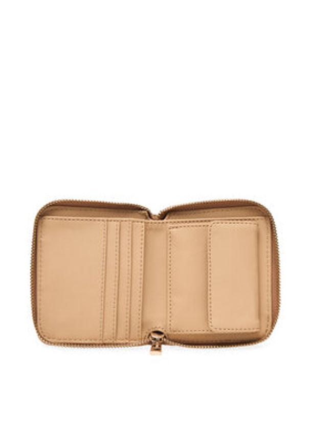 Guess Portfel Guilly II Sgl SWQG96 73137 Beżowy. Kolor: beżowy. Materiał: skóra