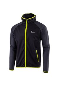 ZOTAL LABORATORIOS - Kurtka softshell męska Klimatex Grapon S. Typ kołnierza: kaptur. Kolor: czarny, wielokolorowy, zielony. Materiał: softshell #1