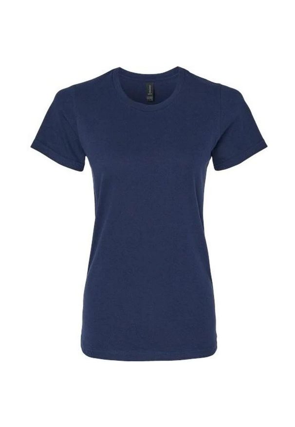 GILDAN - Damska Koszulka Softstyle O Średniej Grubości. Kolor: niebieski. Sport: turystyka piesza