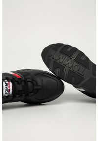 Tommy Jeans - Buty. Nosek buta: okrągły. Zapięcie: sznurówki. Kolor: czarny. Materiał: syntetyk, materiał, skóra, guma. Szerokość cholewki: normalna #3