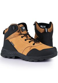 Buty męskie trekkingowe wysokie sportowe DK DIABLO. Kolor: czarny, brązowy, wielokolorowy