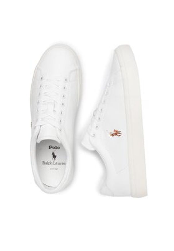 Polo Ralph Lauren Sneakersy Longwood 816785025004 Biały. Kolor: biały. Materiał: skóra