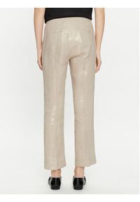 Marella Spodnie materiałowe Turbigo 2413131164 Beżowy Regular Fit. Kolor: beżowy. Materiał: len #2