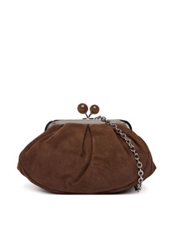 Weekend Max Mara Torebka 2615511014650 Brązowy. Kolor: brązowy. Materiał: zamszowe, skórzane