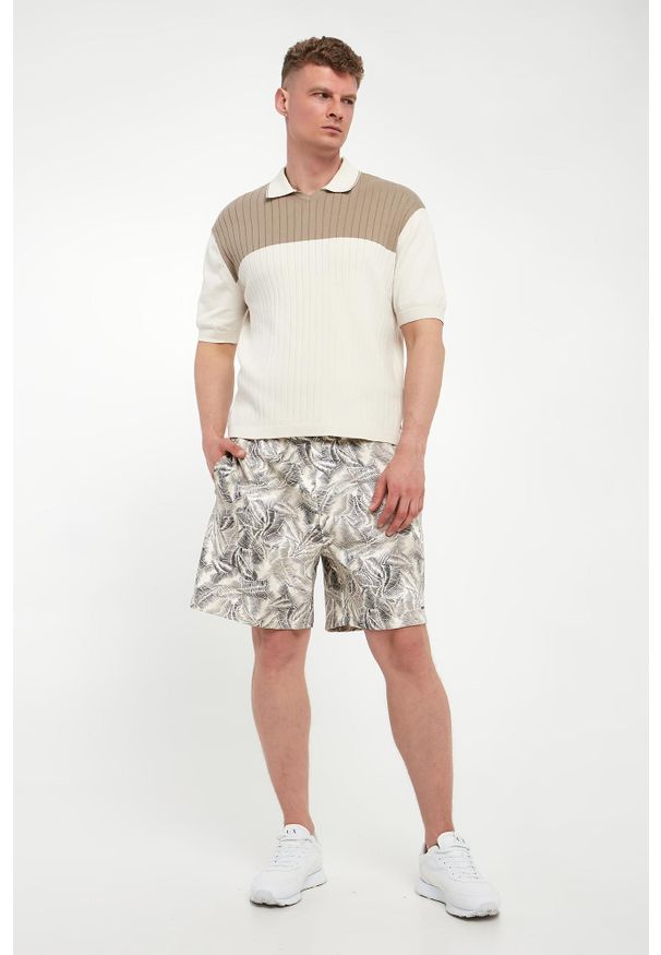 Armani Exchange - Polo męskie bawełniane ARMANI EXCHANGE. Typ kołnierza: polo. Materiał: bawełna