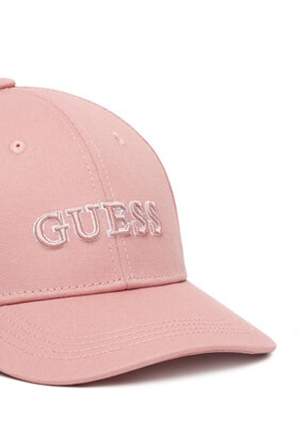 Guess Czapka z daszkiem AW5360 COT01 Różowy. Kolor: różowy. Materiał: bawełna, materiał