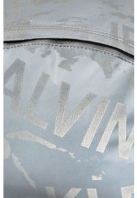 Calvin Klein Jeans - Plecak. Kolor: szary. Materiał: poliester, materiał #4