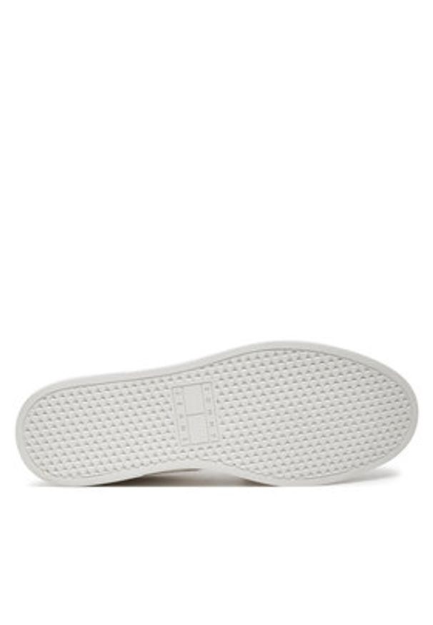 Tommy Jeans Sneakersy Tjm Leather Retro Cupsole EM0EM01414 Écru. Materiał: zamsz, skóra