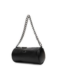 Tommy Jeans Torebka Tjw Chain Shoulder Bag AW0AW17893 Czarny. Kolor: czarny. Materiał: skórzane
