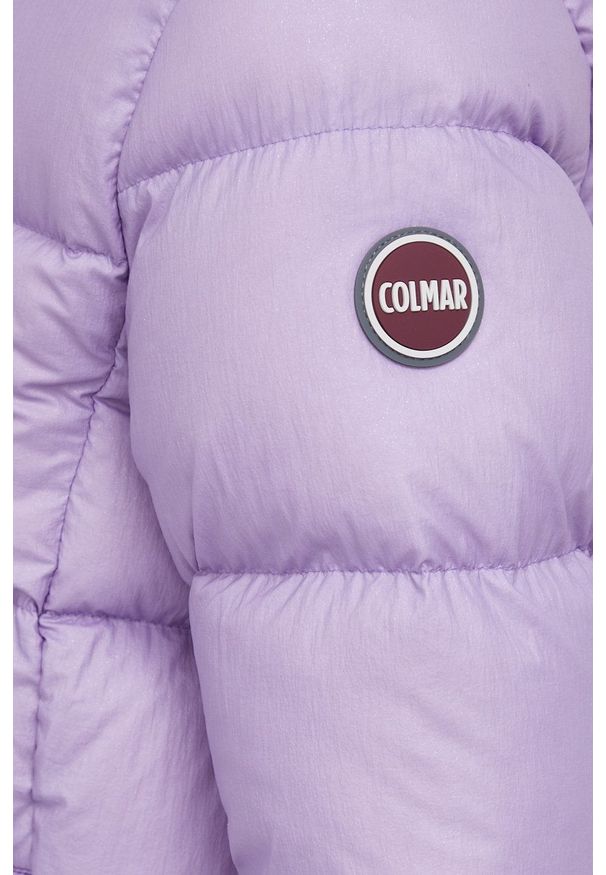 Colmar Kurtka puchowa damska kolor fioletowy zimowa. Okazja: na co dzień. Kolor: fioletowy. Materiał: puch. Sezon: zima. Styl: casual