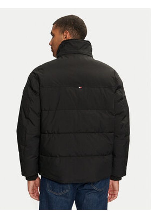 TOMMY HILFIGER - Tommy Hilfiger Kurtka zimowa Rockie MW0MW37125 Czarny Regular Fit. Kolor: czarny. Materiał: syntetyk. Sezon: zima