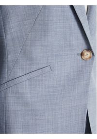 BOSS Marynarka Jia 9 50542010 Niebieski Slim Fit. Kolor: niebieski. Materiał: wełna #5