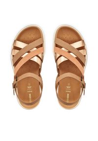 Geox Sandały D Xand 2S D35PAB 043CF C8391 Brązowy. Kolor: brązowy. Materiał: skóra #5