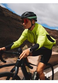 4f - 4F Spodenki kolarskie z piankowo-żelową wkładką damskie - czarne L. Kolor: czarny. Materiał: materiał. Długość: długie. Sport: kolarstwo #2