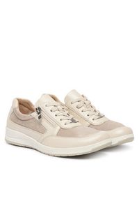 Caprice Sneakersy 9-23723-44 Écru. Kolor: kremowy. Materiał: skóra #3