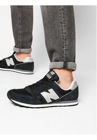 New Balance Sneakersy ML373CA2 Czarny. Kolor: czarny. Materiał: zamsz, skóra. Model: New Balance 373