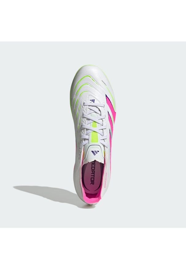 Adidas - Buty Predator League AG. Kolor: żółty, biały, wielokolorowy, różowy. Materiał: materiał
