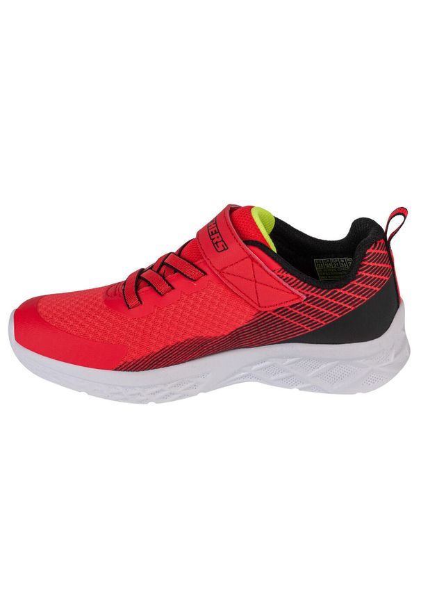 skechers - Tenisówki Skechers Model 403924l Kolor Złoty. Zapięcie: rzepy. Kolor: czerwony, żółty. Materiał: materiał, tkanina, syntetyk. Szerokość cholewki: normalna. Sport: turystyka piesza