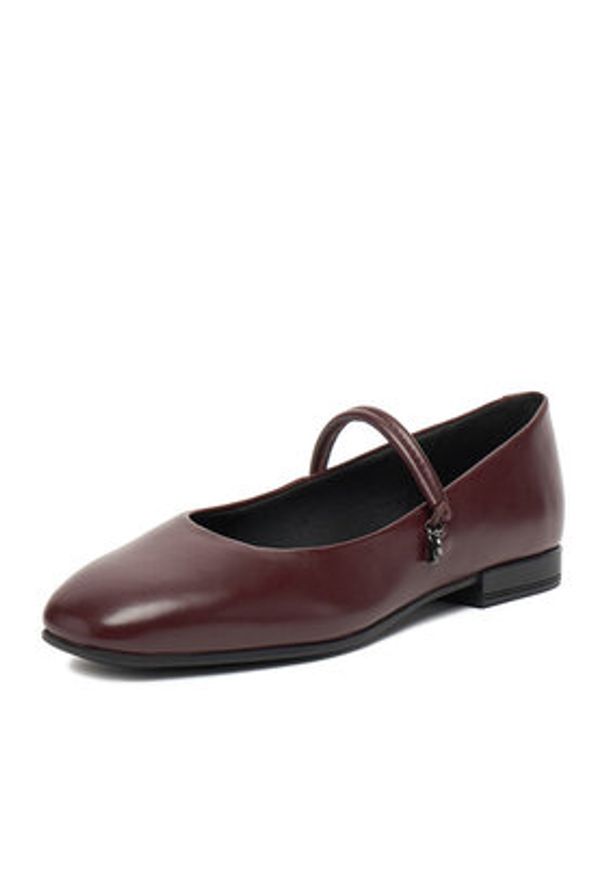 Lasocki Baleriny CEO-RST-ROMI-64 Bordowy. Kolor: czerwony. Materiał: skóra