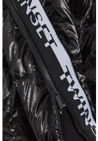 TwinSet - Twinset Kurtka damska kolor czarny zimowa. Okazja: na co dzień. Kolor: czarny. Sezon: zima. Styl: casual #2