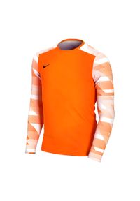 Bluza piłkarska dziecięca Nike Dri-Fit Park IV Goalkeeper. Kolor: pomarańczowy. Technologia: Dri-Fit (Nike). Sport: piłka nożna