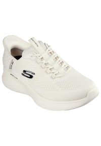 skechers - Buty do chodzenia męskie Skechers 232466OFWT. Kolor: biały. Materiał: materiał, tkanina. Szerokość cholewki: normalna. Sport: turystyka piesza #1