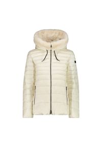 Kurtka puchowa damska CMP Fix Hood. Kolor: biały. Materiał: puch. Sezon: zima. Sport: narciarstwo