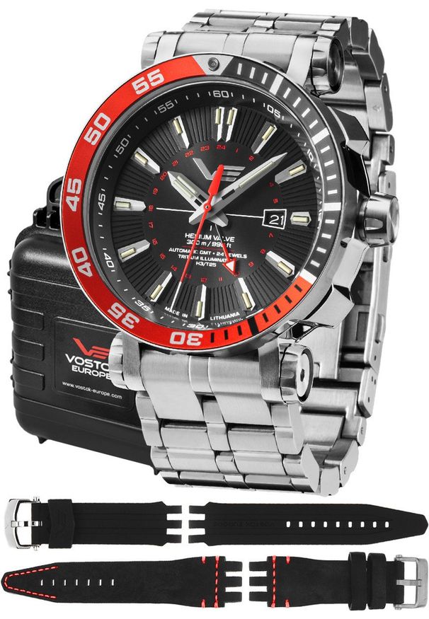 Zegarek męski Vostok Europe NH34-575A717B srebrny. Kolor: srebrny