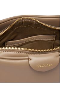 Calvin Klein Torebka Emblem Trio Top Handle Camera Ba LV04F3370G Beżowy. Kolor: beżowy. Materiał: skórzane #5