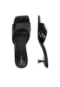 DeeZee Klapki CEO-TS6253-01 Czarny. Kolor: czarny. Materiał: materiał #8