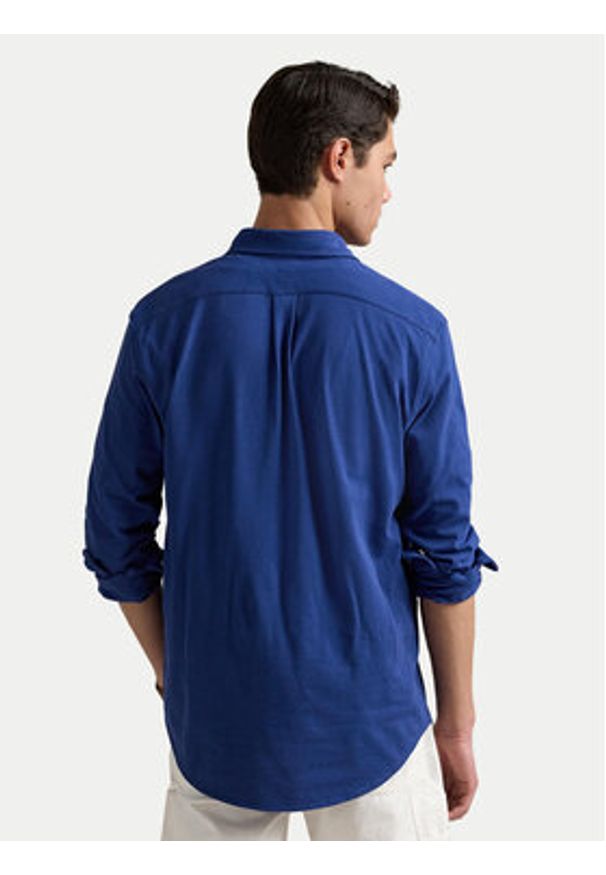 Polo Ralph Lauren Koszula 710654408140 Granatowy Regular Fit. Typ kołnierza: polo. Kolor: niebieski. Materiał: bawełna