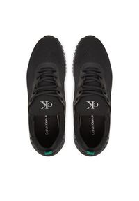 Calvin Klein Jeans Sneakersy Eva Runner Tech Knit YM0YM01293 Czarny. Kolor: czarny. Materiał: materiał