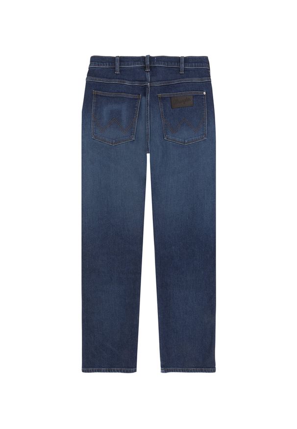 Wrangler - WRANGLER MĘSKIE SPODNIE JEANSOWE FRONTIER GREEN FUZZ 112341440 W16V007117