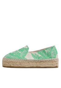 Manebi Espadryle Cotton Jaquard Double Sole Espadrilles G 4.8 D0 Zielony. Kolor: zielony. Materiał: materiał #5